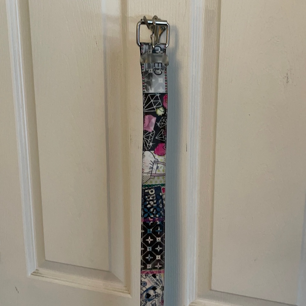 Holographic belt women's